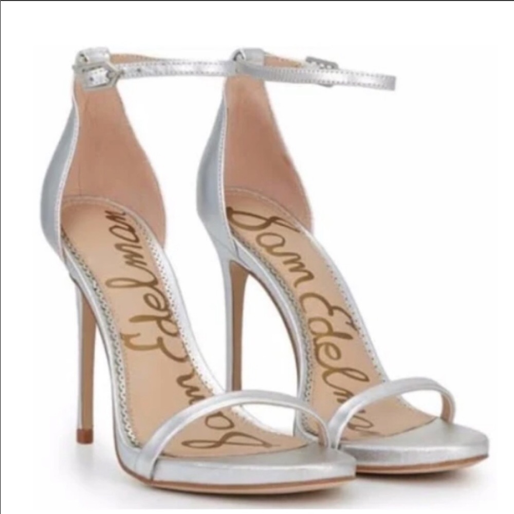Sam edelman silver heels